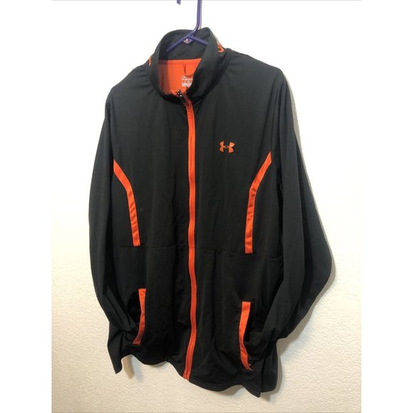 Under Armour Jacket XL Black Cold Gear Full Zip L - Picture 4 of 7